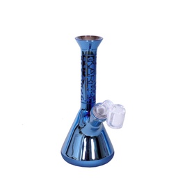 [kmgc022] Glass Dab Rig Karma 7" Metallic Sandblasted Beaker