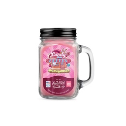 [skh1008] Candle Beamer Smoke Killer Collection Candy Store Large Glass Mason Jar 12oz