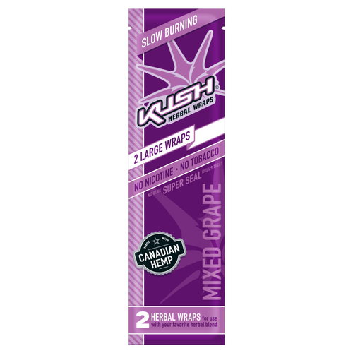 Hemp Wrap Kush Grape Box of 25