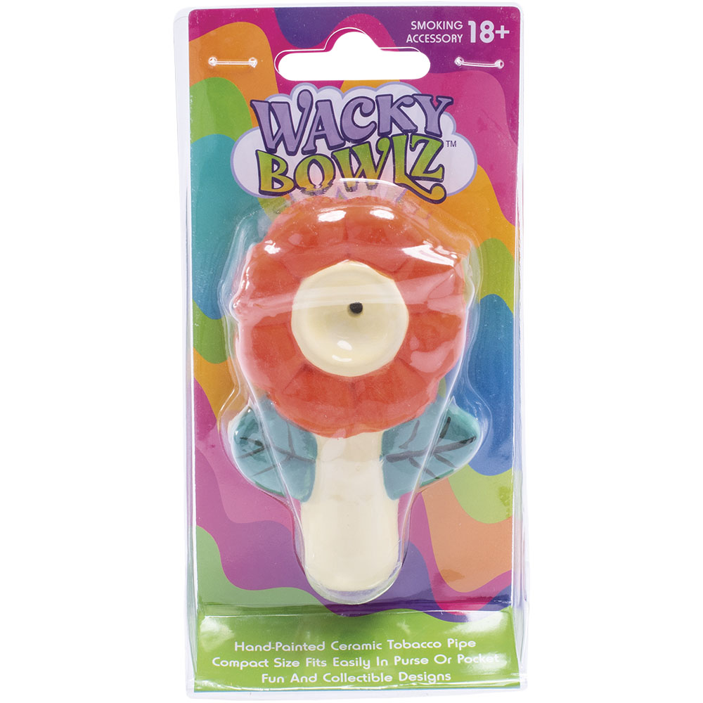 Ceramic Pipe Wacky Bowlz Flower 3.5"