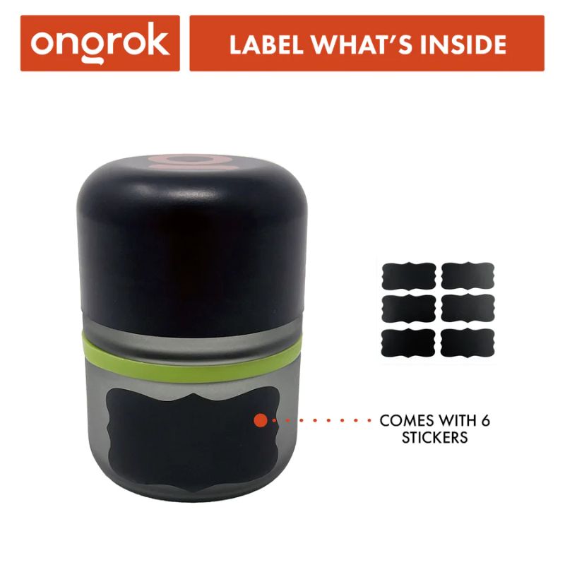 Glass Storage Jar Ongrok Child Resistant 80ml 3.5 gram Pack of 6