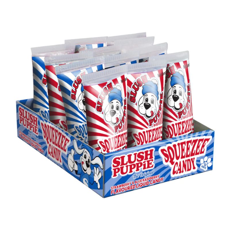 Snacks Slush Puppie Squeeze Candy 60 g Box of 12