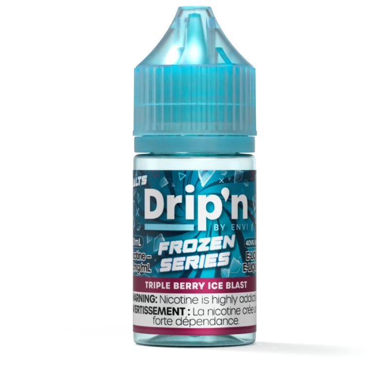 Federal *EXCISED* Nicotine Liquid Drip'n Envi Frozen E-Liquid Triple Berry Ice Blast