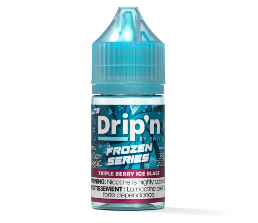 Ontario *EXCISED* Nicotine Liquid Drip'n Envi Frozen E-Liquid Triple Berry Ice Blast