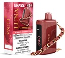 Federal *EXCISED* Disposable Vape Kraze Luna 42K Scarlet Cherry G Ice Box of 5