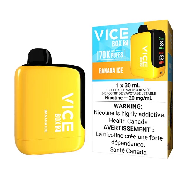 Manitoba *EXCISED* Disposable Vape Vice Box 2 70K Banana Ice Box of 4