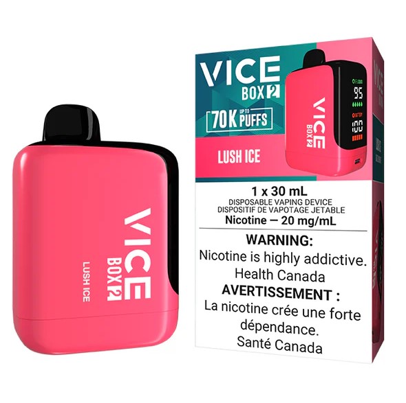 Manitoba *EXCISED* Disposable Vape Vice Box 2 70K Lush Ice Box of 4