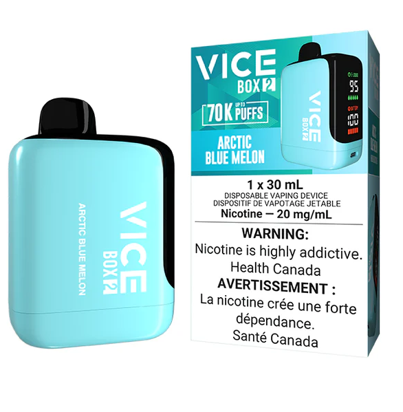 Alberta *EXCISED* Disposable Vape Vice Box 2 70K Arctic Blue Melon Box of 4