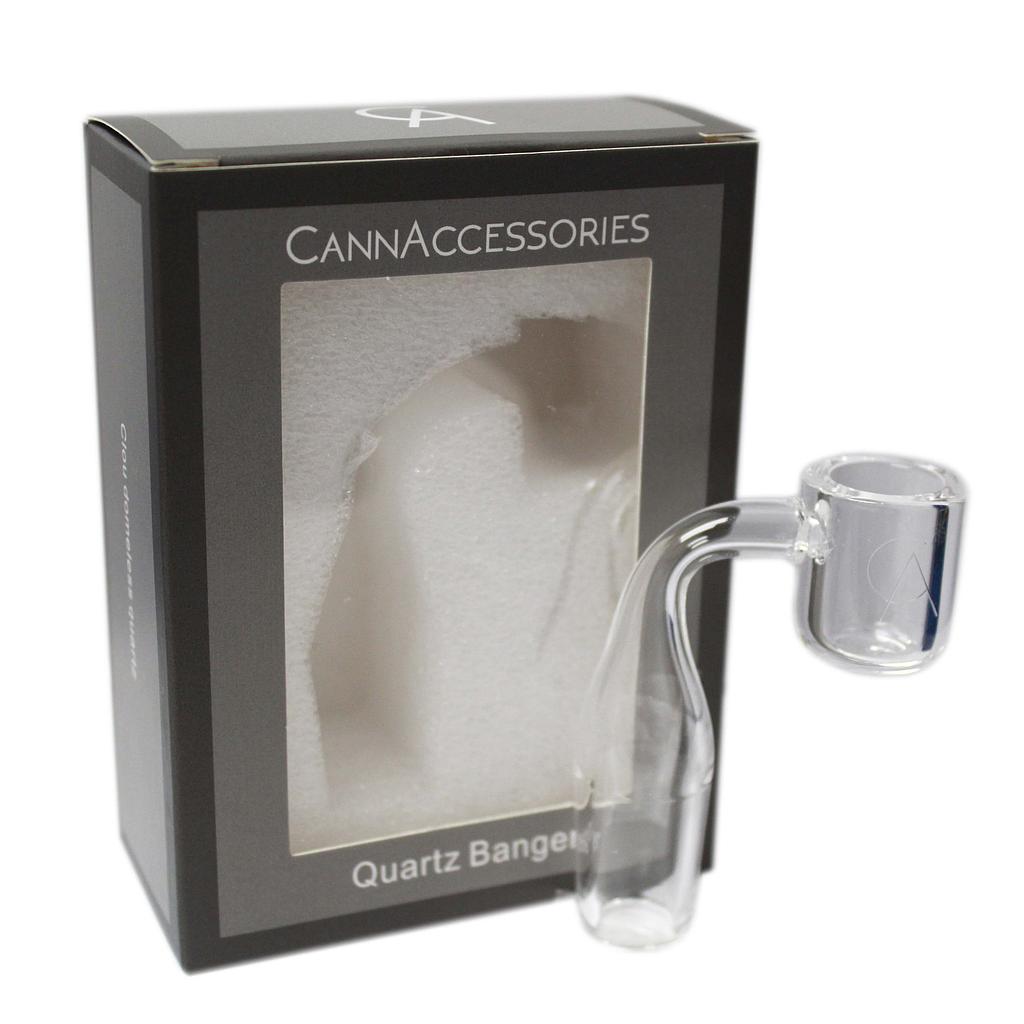 Glass Concentrate Accessory Cannacessories Quartz Banger 5MIL 19mm Male 90 Degree