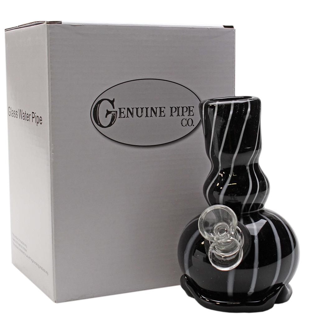 Premium Softglass Genuine Pipe Co Bong 6" Heavy Bubble Base