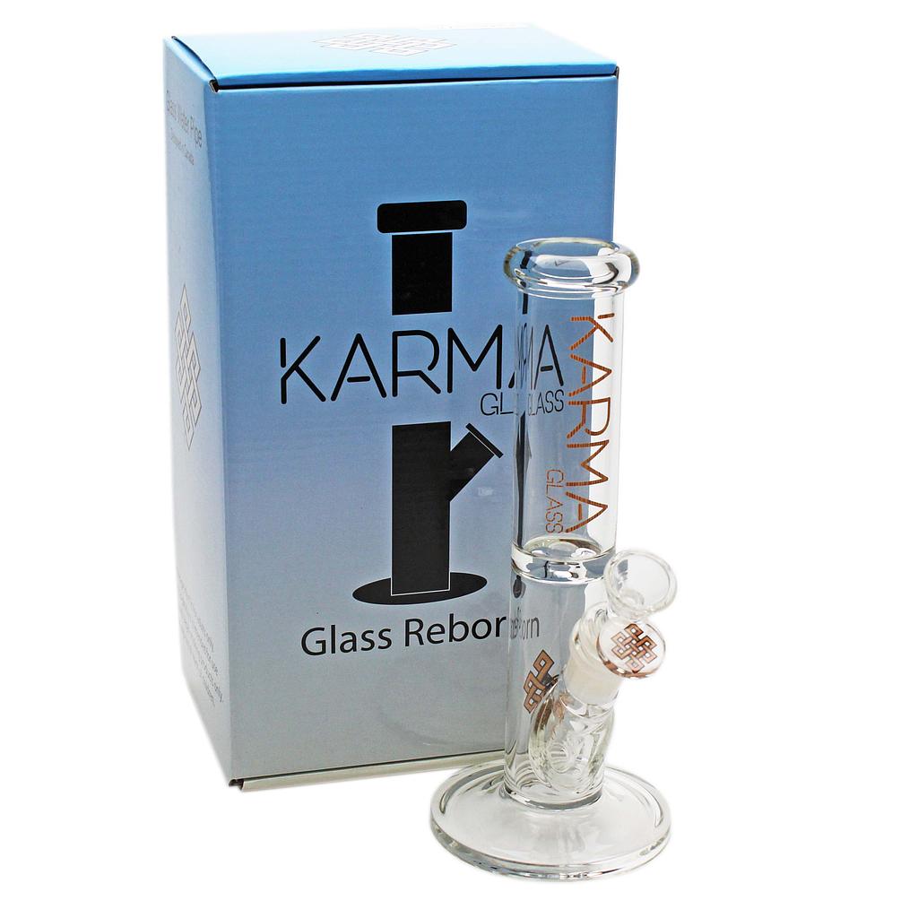 Glass Bong Good Karma 9" Skinny Straight