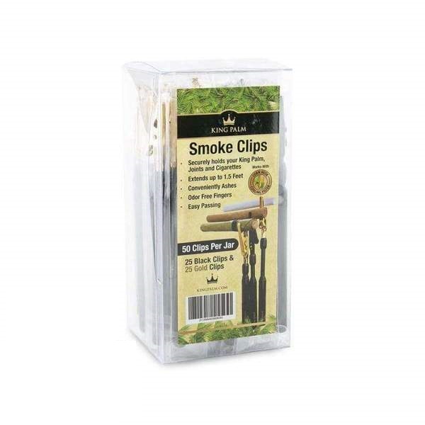 Roach Clips King Palm Extendable Box of 24