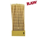 Raw Classic Natural Unrefined Pre-Rolled 1 1/4 Cones - Bulk Box/900