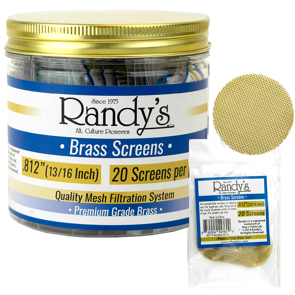 Randy's Screens - Metal - Brass 0.812 - 36 x 20PK