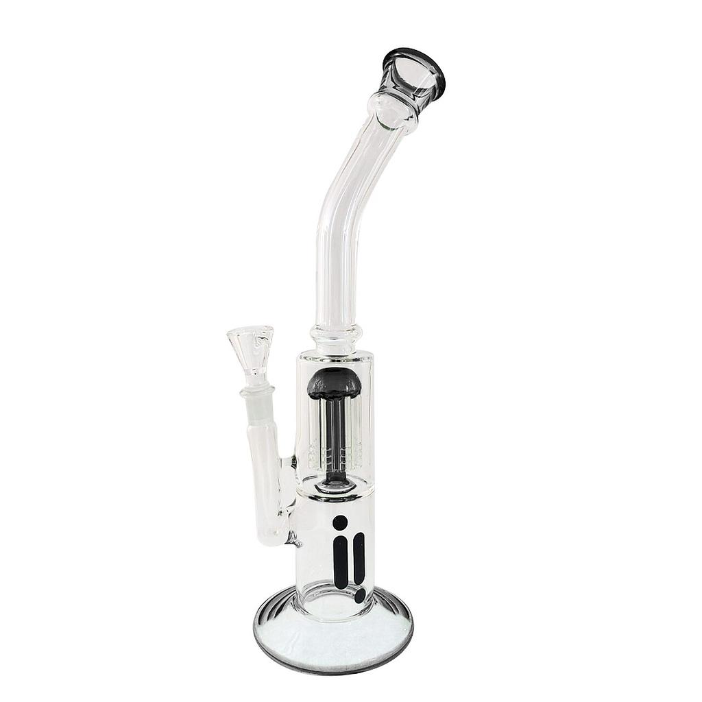 Glass Bong - 14" Bent Neck Tree Perk