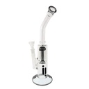 Glass Bong - 14" Bent Neck Tree Perk