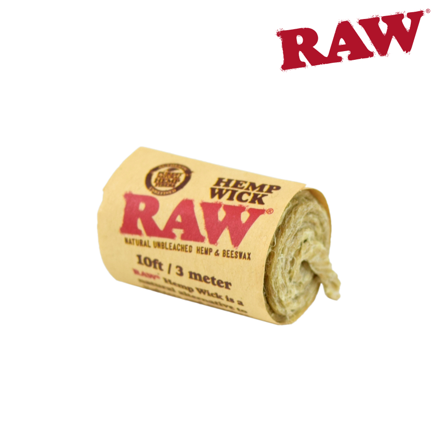 Raw Hemp Wick 10ft Box/40