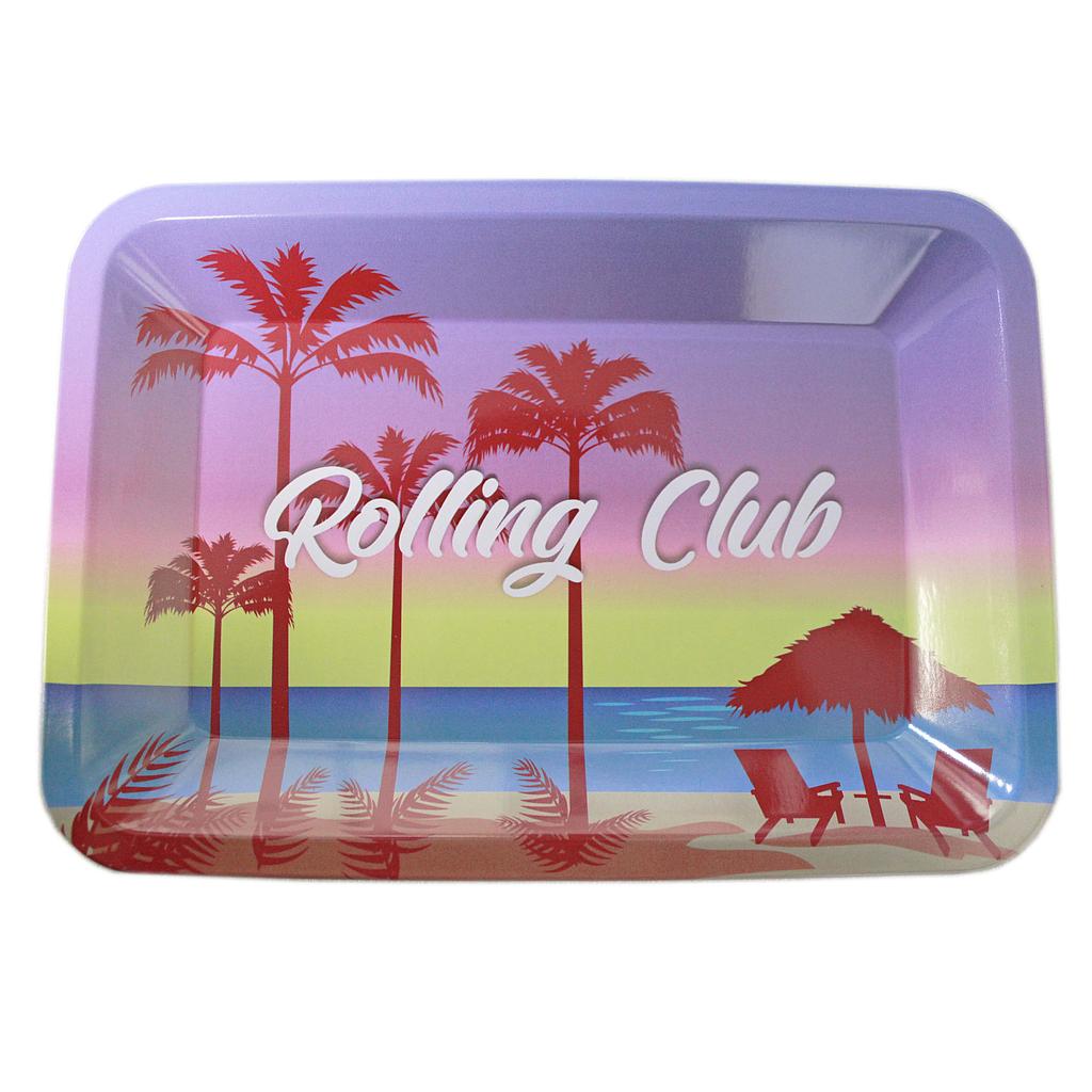 Rolling Club Metal Rolling Tray - Small - Paradise City