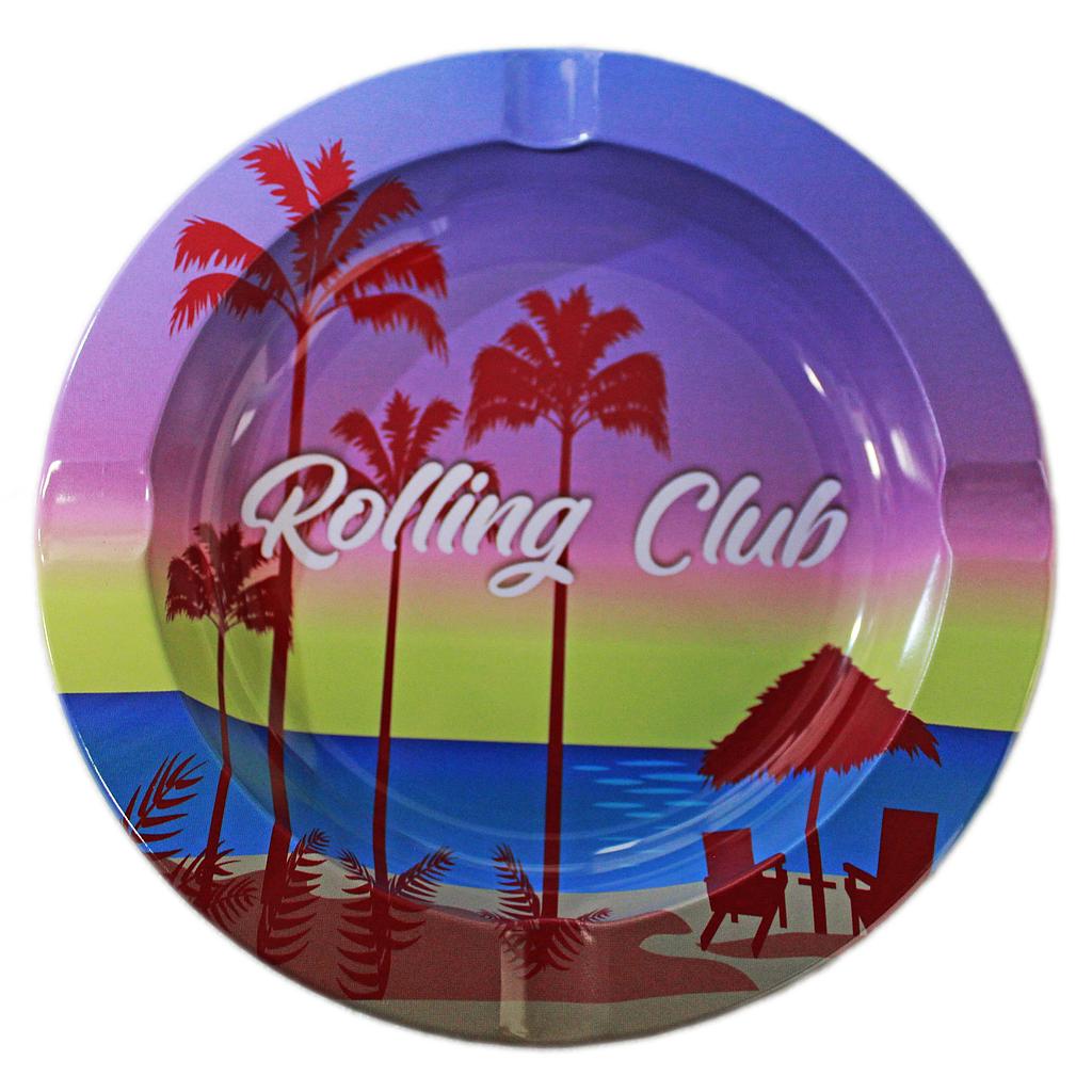 Rolling Club Metal Ashtray - Small - Paradise City