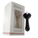 Glass Pipe BoroSci 4" Pink Horns