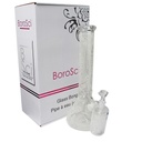 Glass Bong BoroSci 15" Glow In The Dark With Ash Catcher