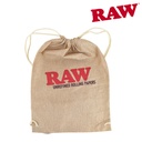 Raw Drawstring Bag Tan