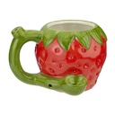 Ceramic Mug Pipe Strawberry