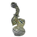 Glass Bubbler Genuine Pipe Co 6" Stand Up Swirl