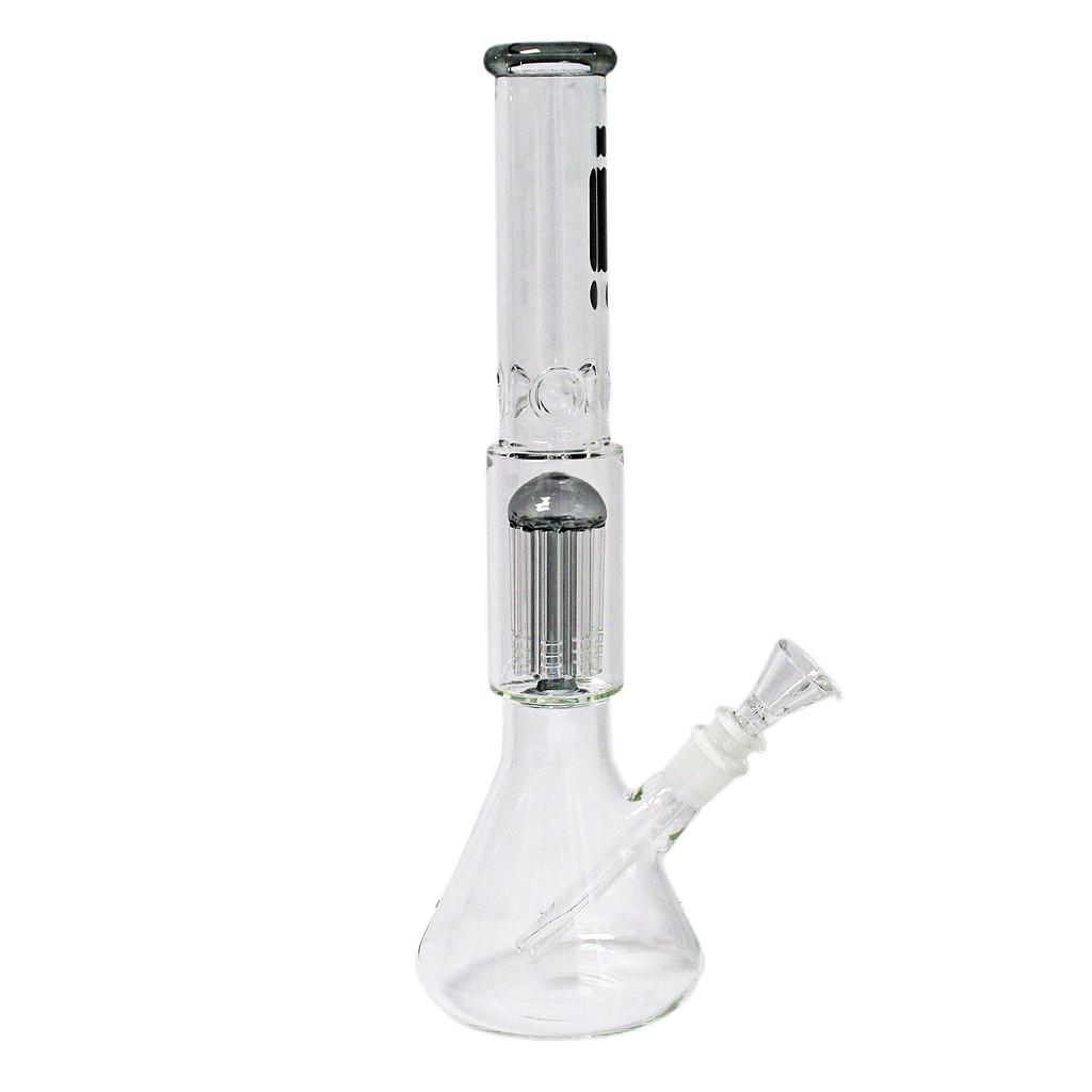 Glass Bong 13" 8 Arm Tree Perk