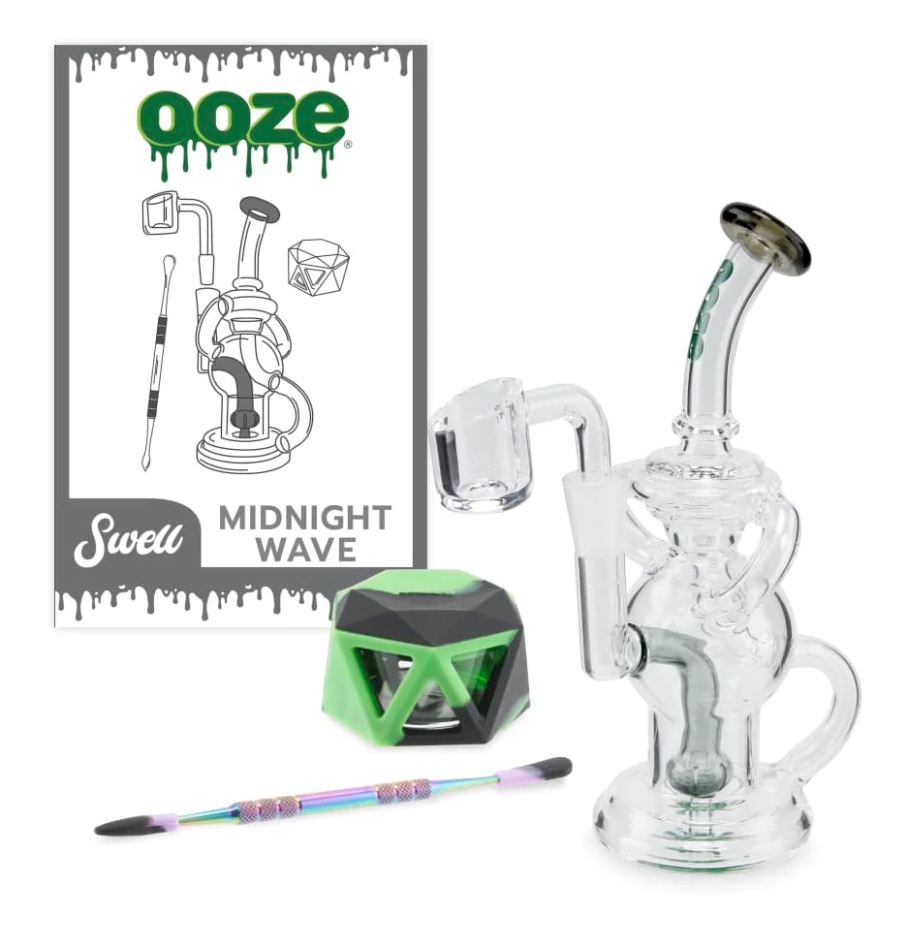 Glass Dab Rig Ooze Mini Recycler