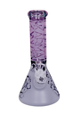 Glass Bong Karma 9" Beaker Pink Sandblasted