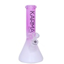 Glass Bong Karma 9" Beaker Two Toned Pink and White