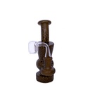 Glass Dab Rig Karma 6" Yellow Lightning Hourglass Rig