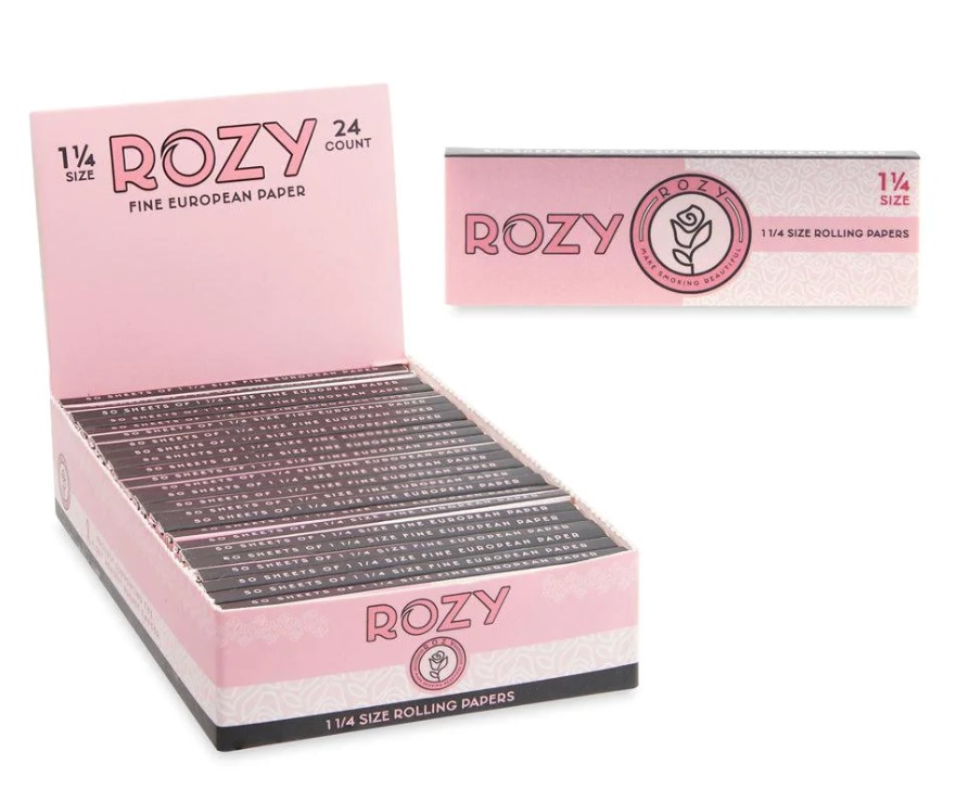 Rolling Papers Rozy Pink 1.25 Box of 24