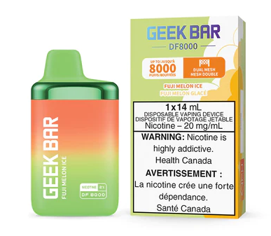 *EXCISED* Geek Bar DF8000 Disposable Vape 8000 Puff Fuji Melon Ice Box Of 5