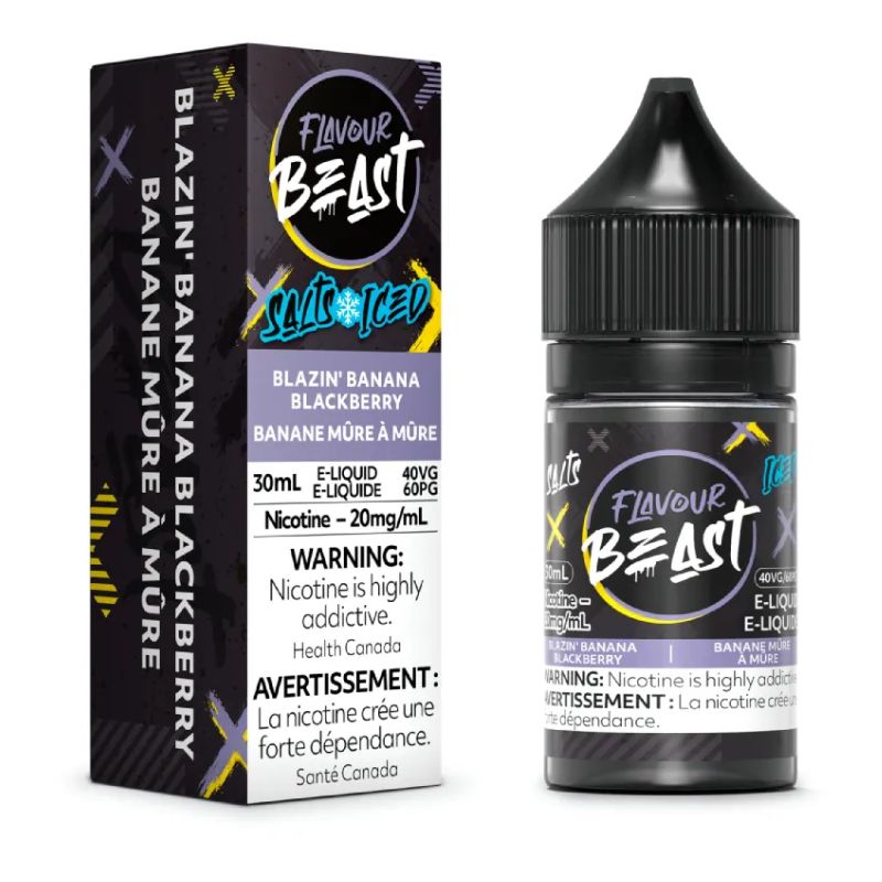 *EXCISED* Flavour Beast Salt Juice 30ml Blazin' Banana Blackberry Iced