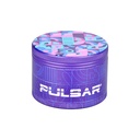 Grinder Pulsar Design Series w/ Side Art Candy Floss 4 Piece 2.5"