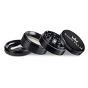 Metal Grinder King Palm 4pc 2.5" Black Box of 6