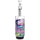 Glass Bong Pulsar Shroom Journey Gravity Water Pipe 11.25"