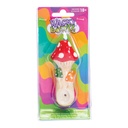 Ceramic Pipe Wacky Bowlz Tri Mushroom 4"