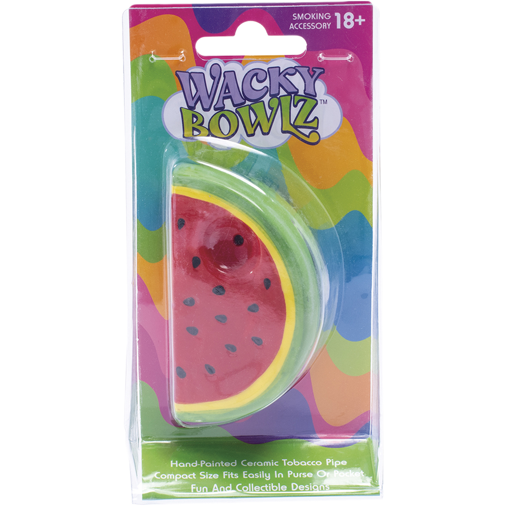 Ceramic Pipe Wacky Bowlz Watermelon 4.5"