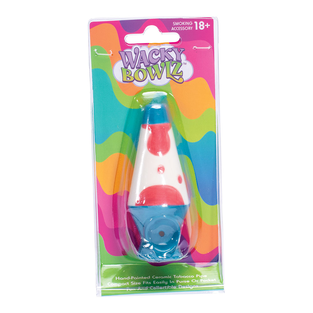 Ceramic Pipe Wacky Bowlz Lava Lamp 3.75"