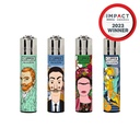 Lighters Clipper Artist Series Box of 48