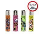 Lighters Clipper Strange Flowers 2 Series Box of 48