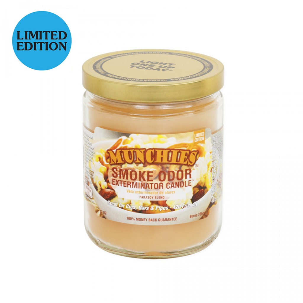 Candle Smoke Odor Munchies Jar 13oz