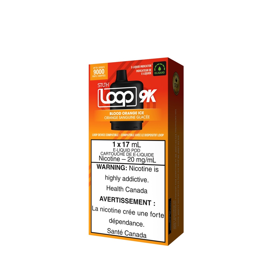 *EXCISED* STLTH Loop 2 9K Pod Blood Orange Ice Box of 5