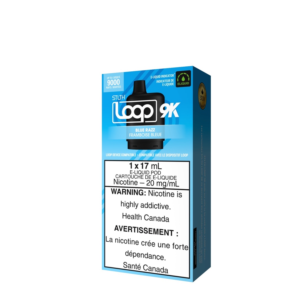 *EXCISED* STLTH Loop 2 9K Pod Blue Razz Box of 5