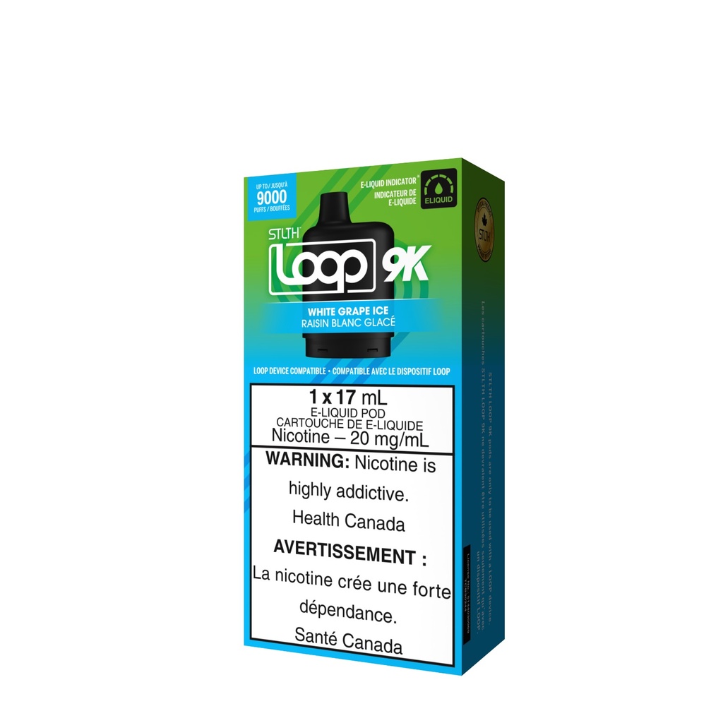 *EXCISED* STLTH Loop 2 9K Pod White Grape Ice Box of 5