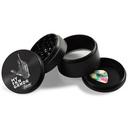 Grinder Beamer Middle Finger Design Aircraft Grade Aluminum Extended Middle Chamber 4pcs 2.5" with Guitar Pick