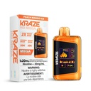 *EXCISED* Disposable Vape Kraze HD Mega 20k Puff Peach Mango Ice Box of 5